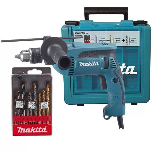 Furadeira Impacto 1/2´´ 760w 220v C/maleta E Jg Broca - Makita