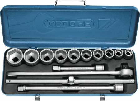 Jogo Soquete Sextavado 3/4 22 A 50mm - Gedore