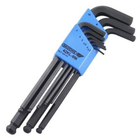 Jogo Chave Allen 1,5 A 10mm Longa Abaulada - Gedore