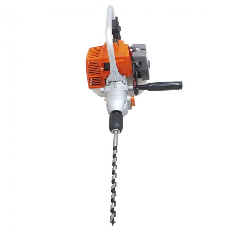Furadeira Gasolina 2t 25,4cc Reversivel Com Broca E Mandril